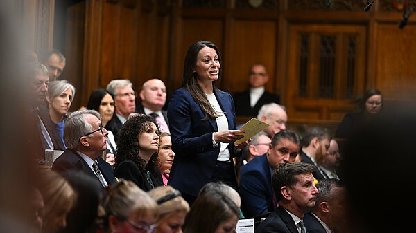 Sarah in Parliament